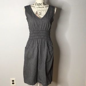 Modaspia Fiji Black & White Denim Dress